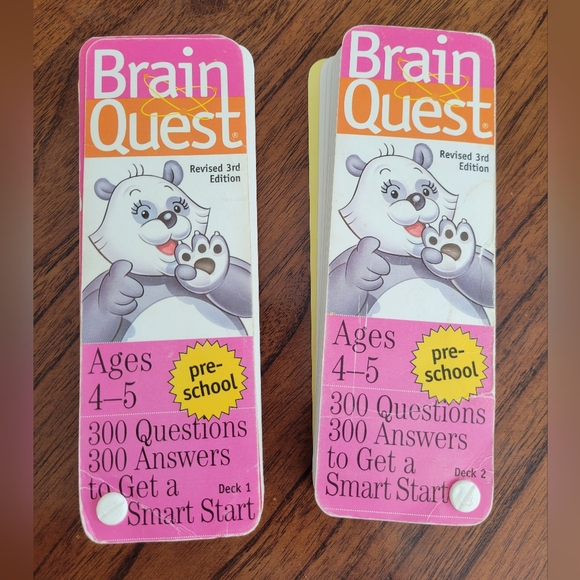 Brain Quest Learning Cards Pre-School - Picture 2 of 3